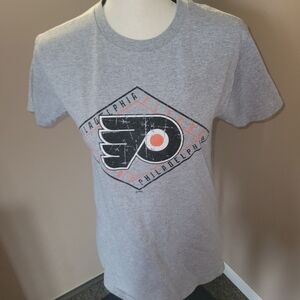 NHL Philadelphia Flyers Gray Short Sleeve Tee